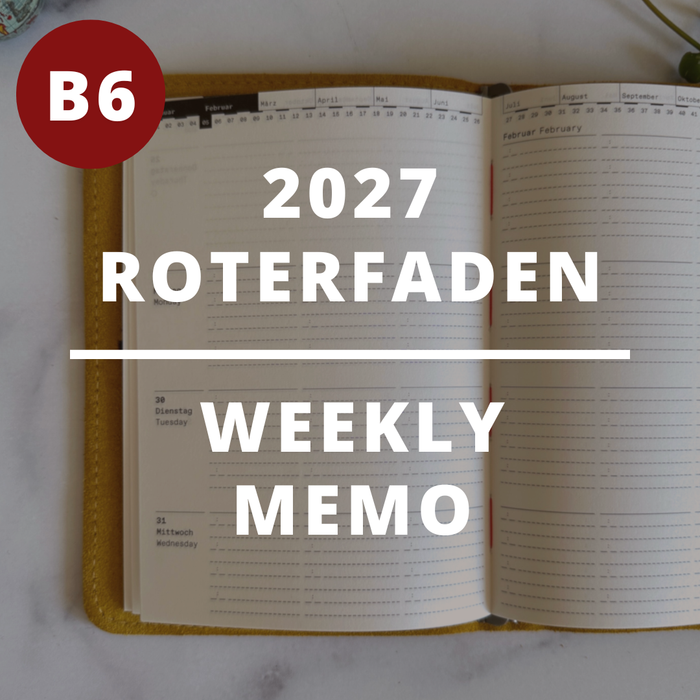 [Roterfaden 2027] Weekly Memo (B6)