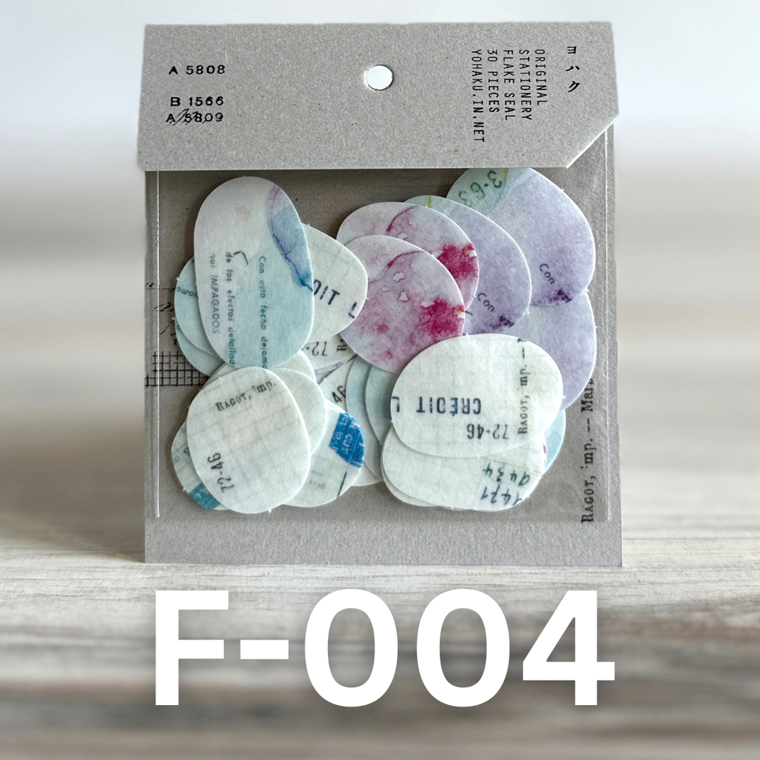 [Yohaku Flake Seal] Nuance