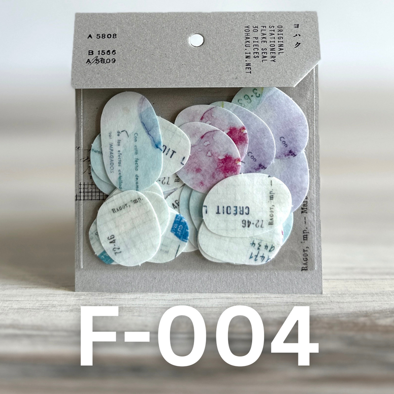 [Yohaku Flake Seal] Nuance