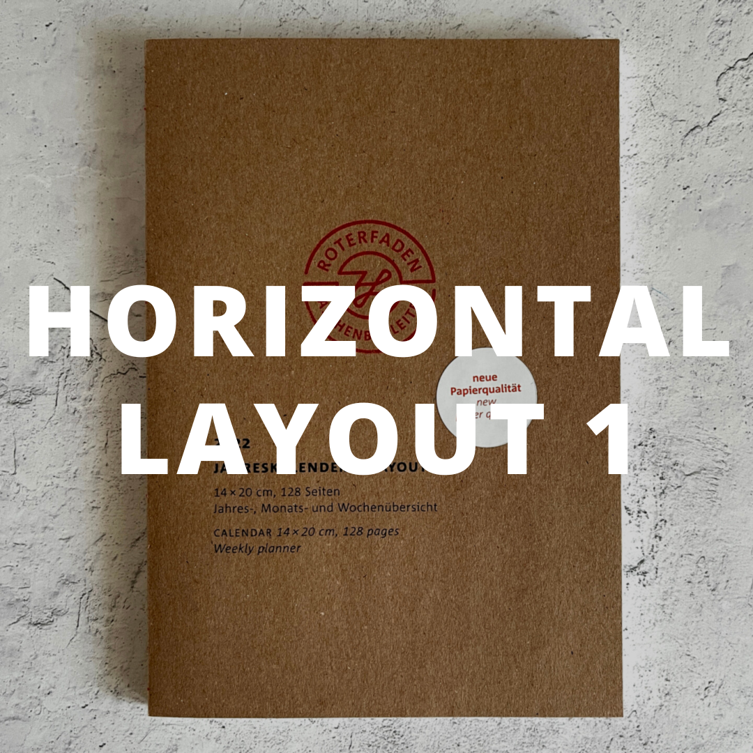 [Roterfaden 2024] Weekly Horizontal (A5)
