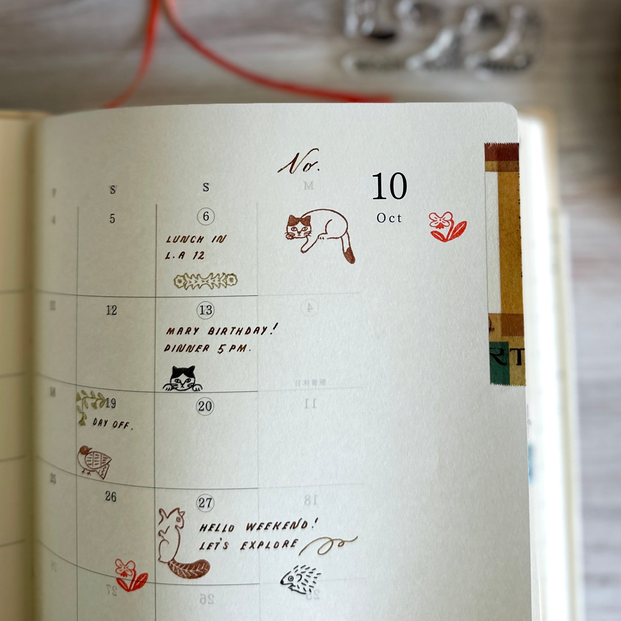 Mizushima Clear Stamps] Small Animals – Baum-kuchen