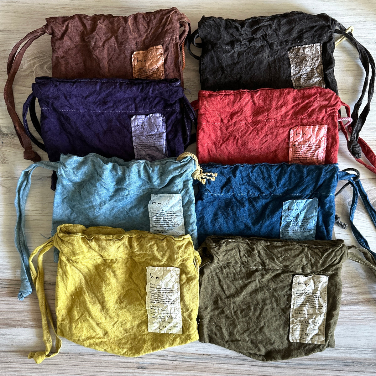 [haru nomura] "Kinchaku" Drawstring Pouch (Large)