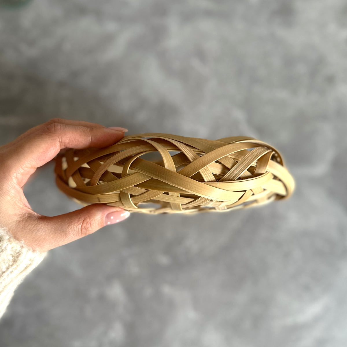 [Chicktack] Bamboo Tabletop Basket (Small)