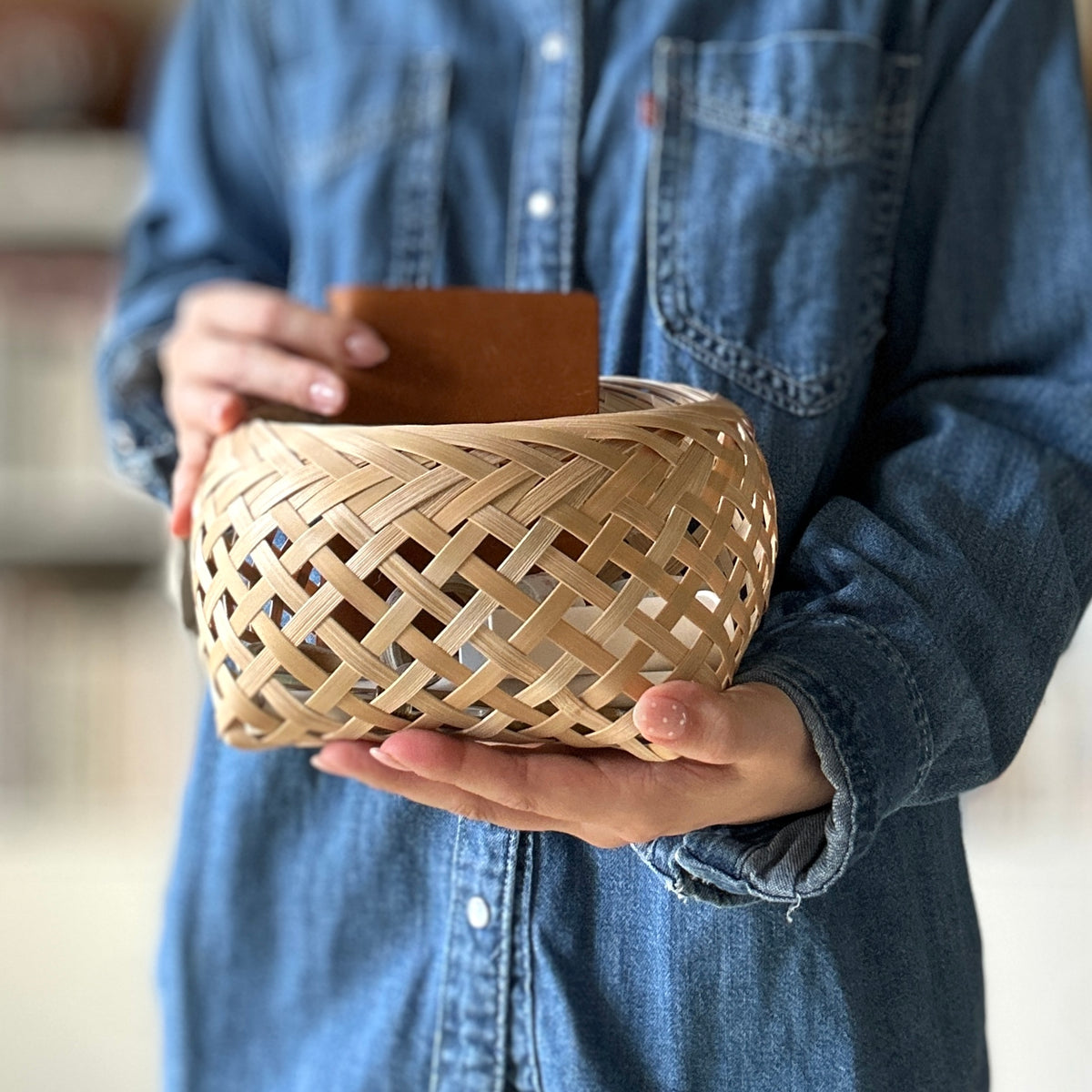 [Chicktack] Bamboo Tabletop Basket (Medium)