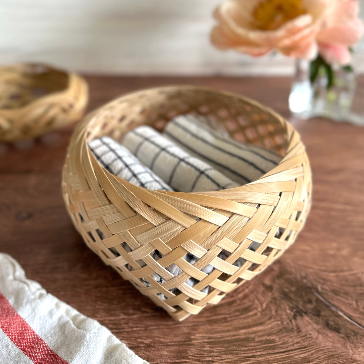 [Chicktack] Bamboo Tabletop Basket (Medium)