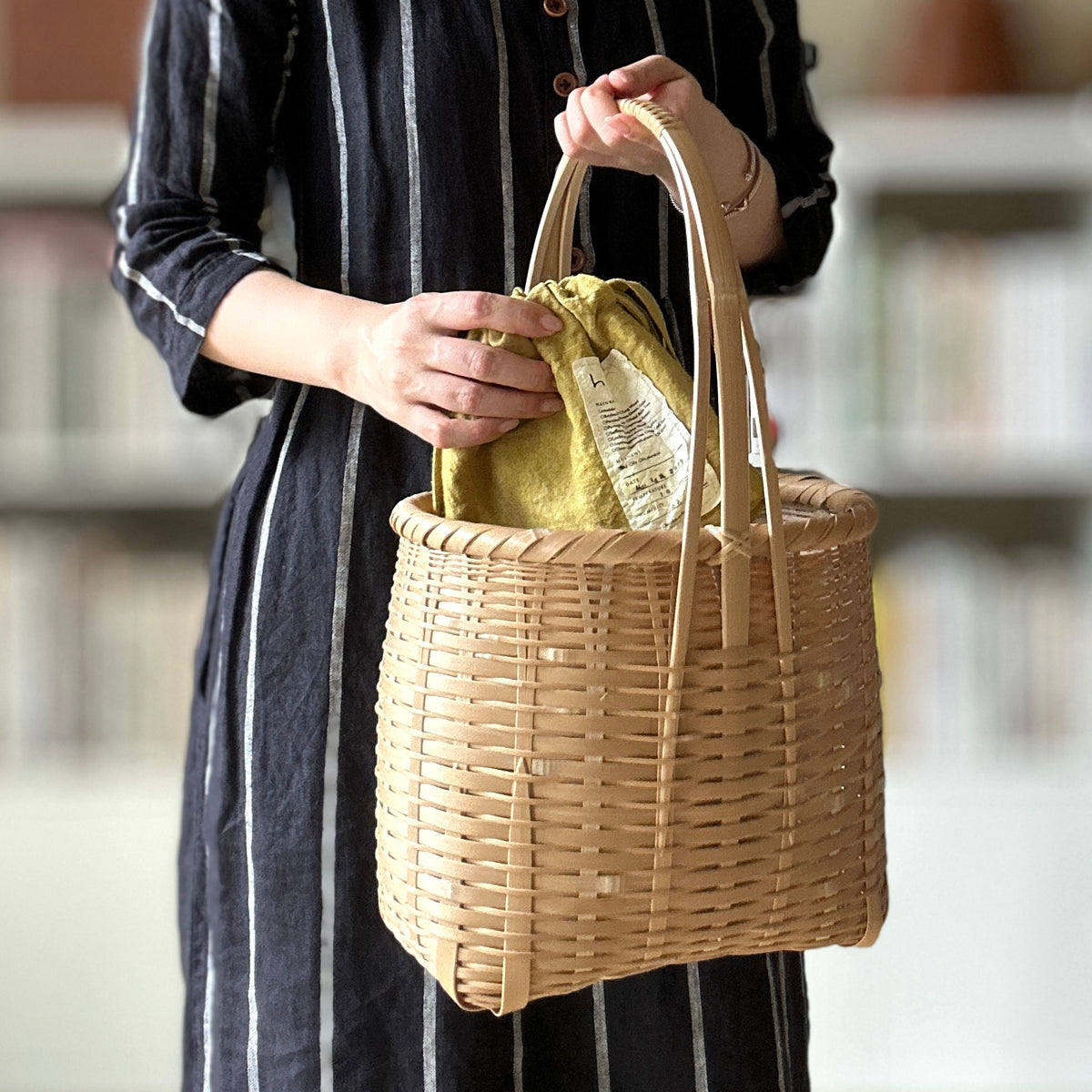 [Chicktack] Bamboo Market Basket