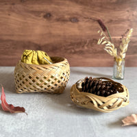 [Chicktack] Bamboo Tabletop Basket (Small)