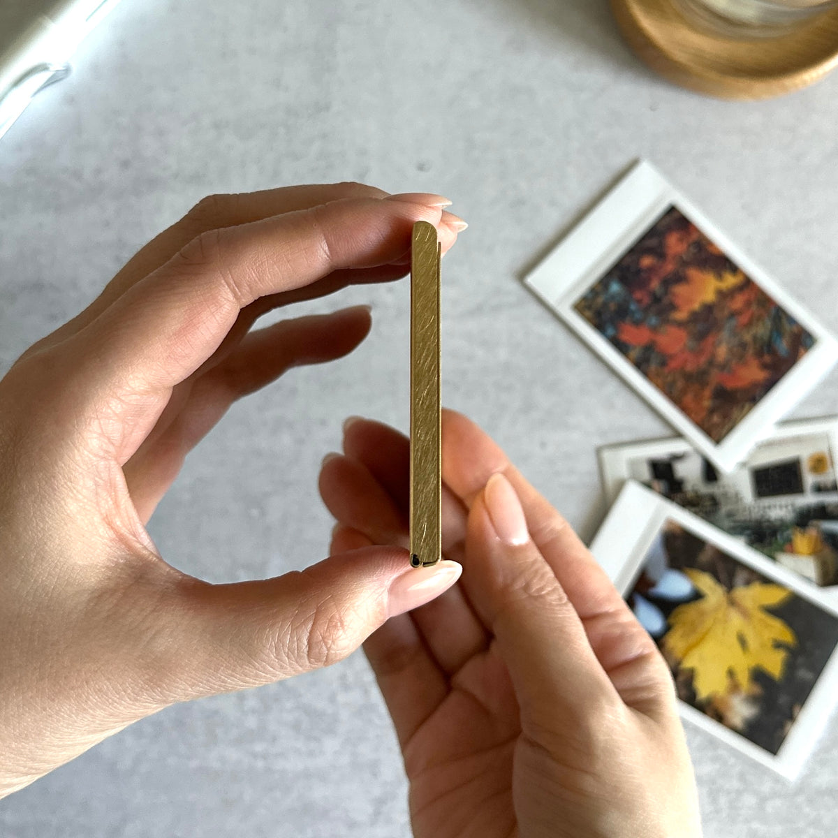 [PICUS] Brass Card Case Solid Muku