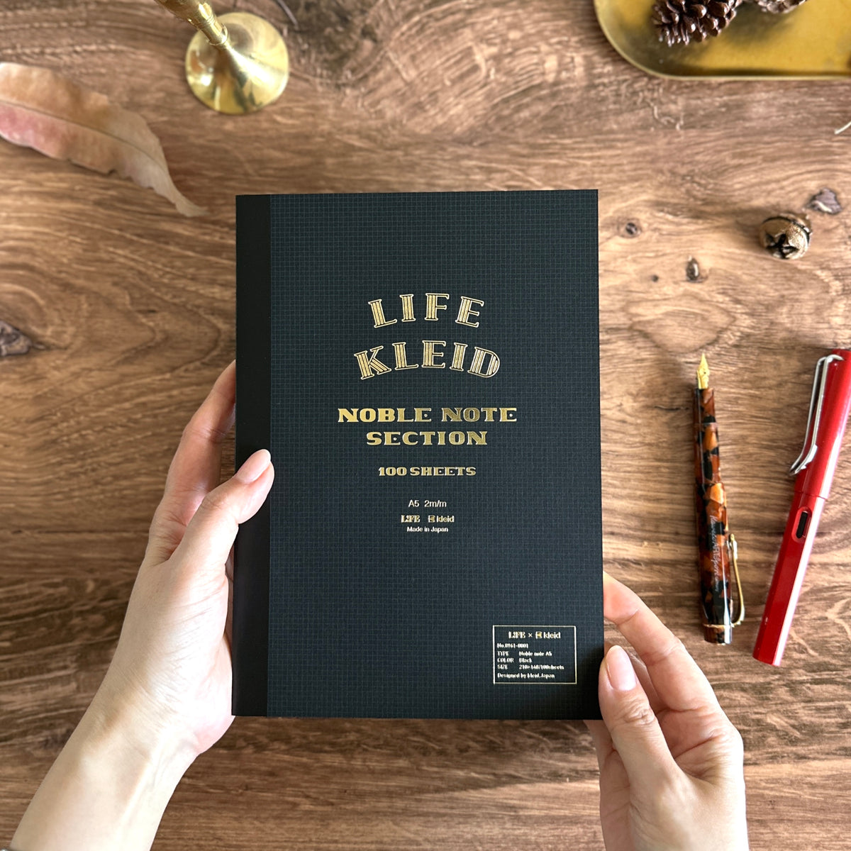 [KLEIDxLIFE] Noble Grid Notebook (A5)
