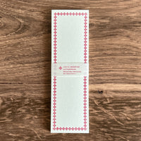 [Classiky]Letterpress Folded Memo Card