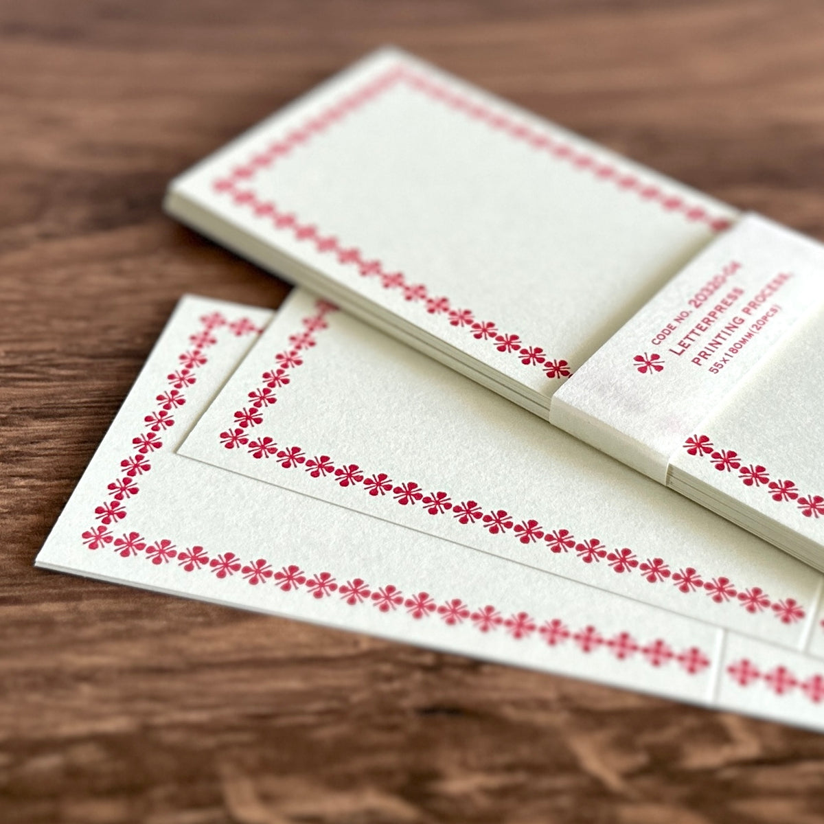 [Classiky]Letterpress Folded Memo Card