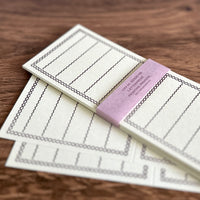 [Classiky]Letterpress Folded Memo Card