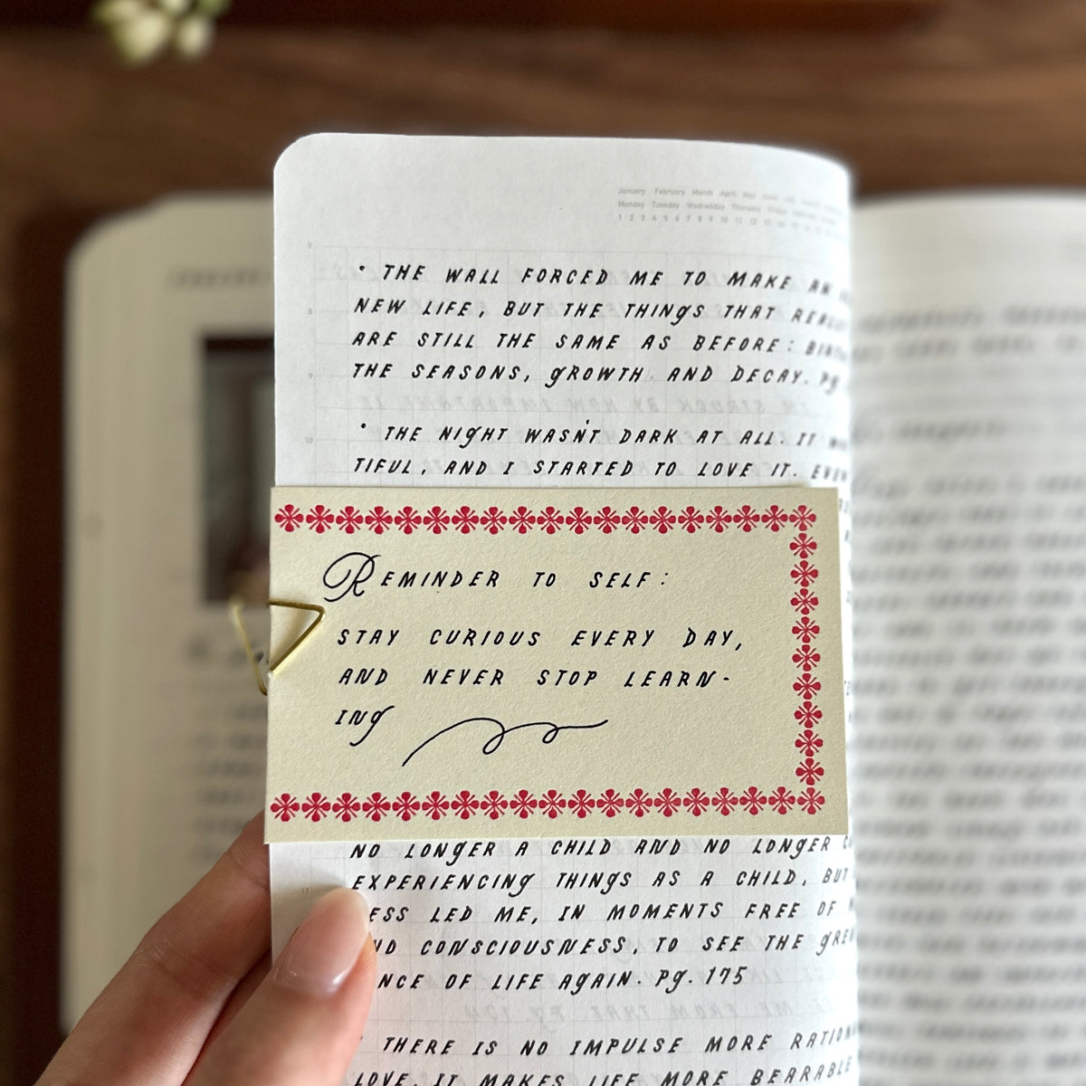 [Classiky]Letterpress Folded Memo Card