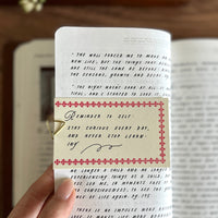 [Classiky]Letterpress Folded Memo Card