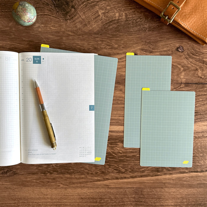 [Hobonichi Pencil Board] Ice Gray x Yellow (3 sizes)