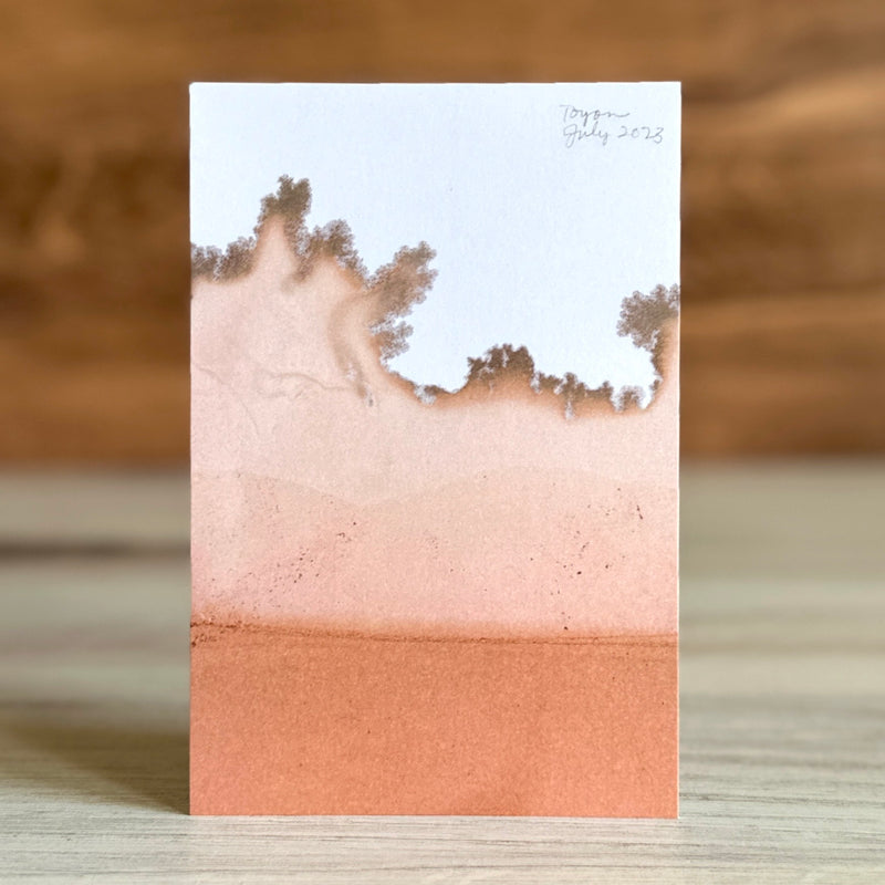 [BK Original Postcard] "Toyon" by Jen Herzig Smith