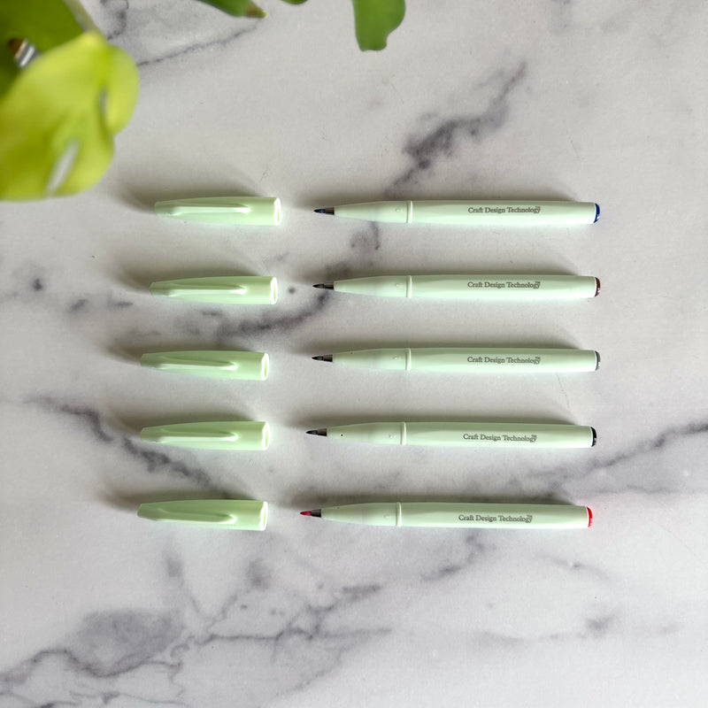 [CDT] Brush Sign Pen (5 Colors Set)