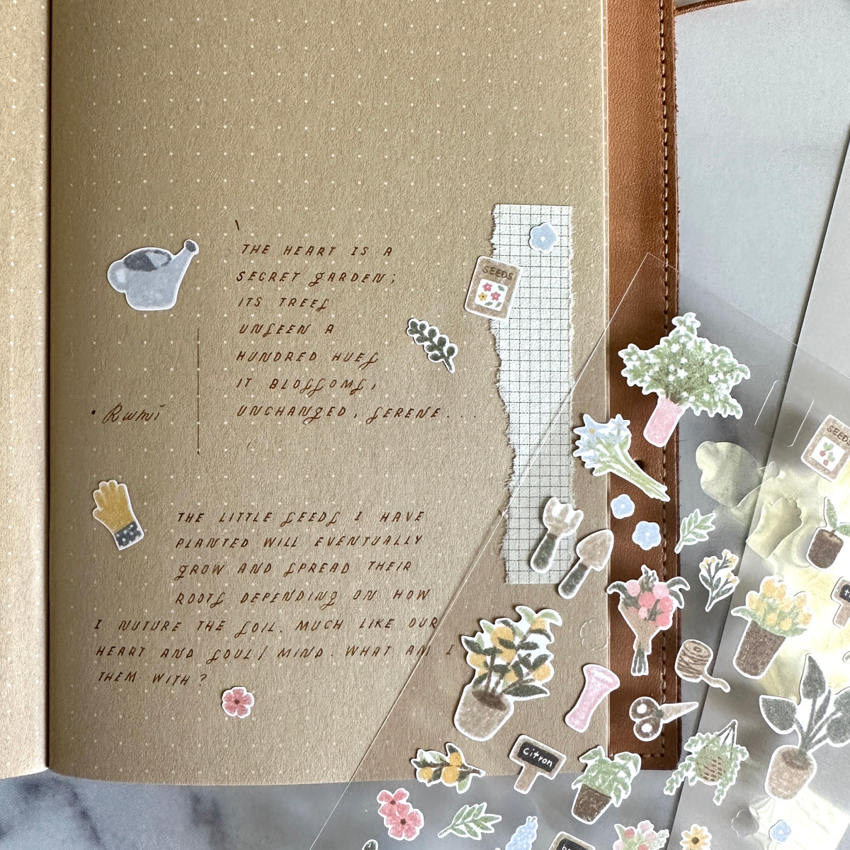 [Suatelier Stickers] flower cafe