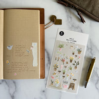 [Suatelier Stickers] flower cafe