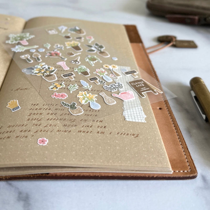 [Suatelier Stickers] flower cafe
