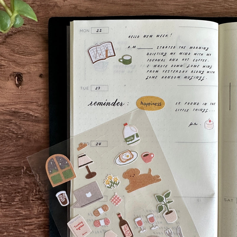 [Suatelier Stickers] small happiness