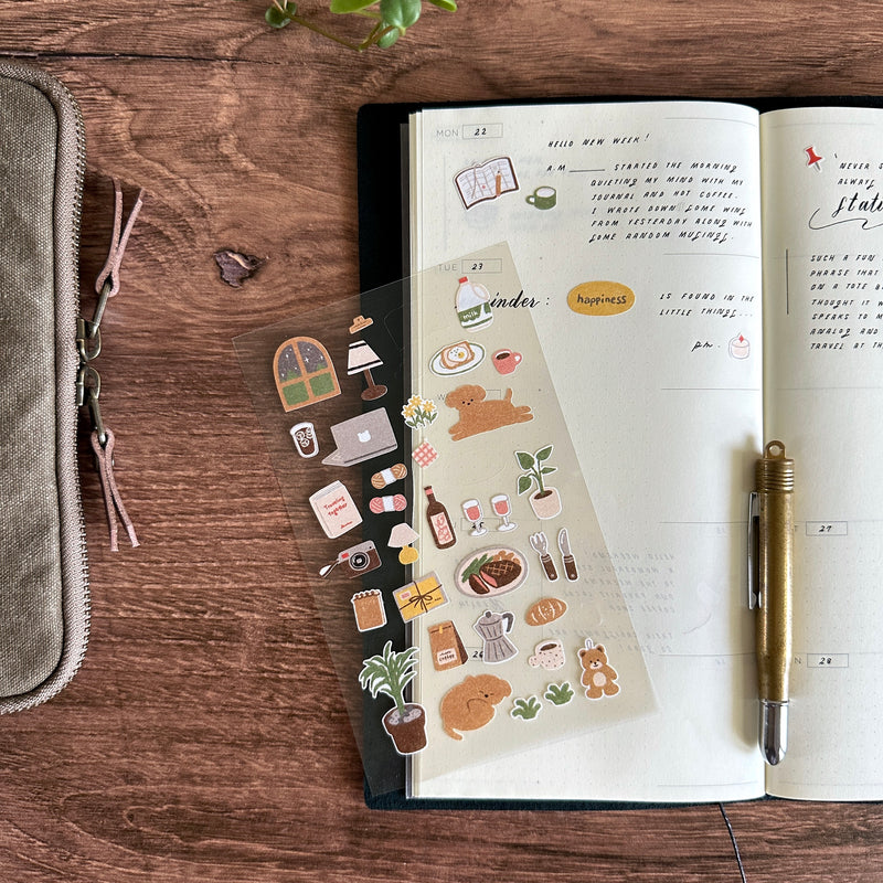 [Suatelier Stickers] small happiness