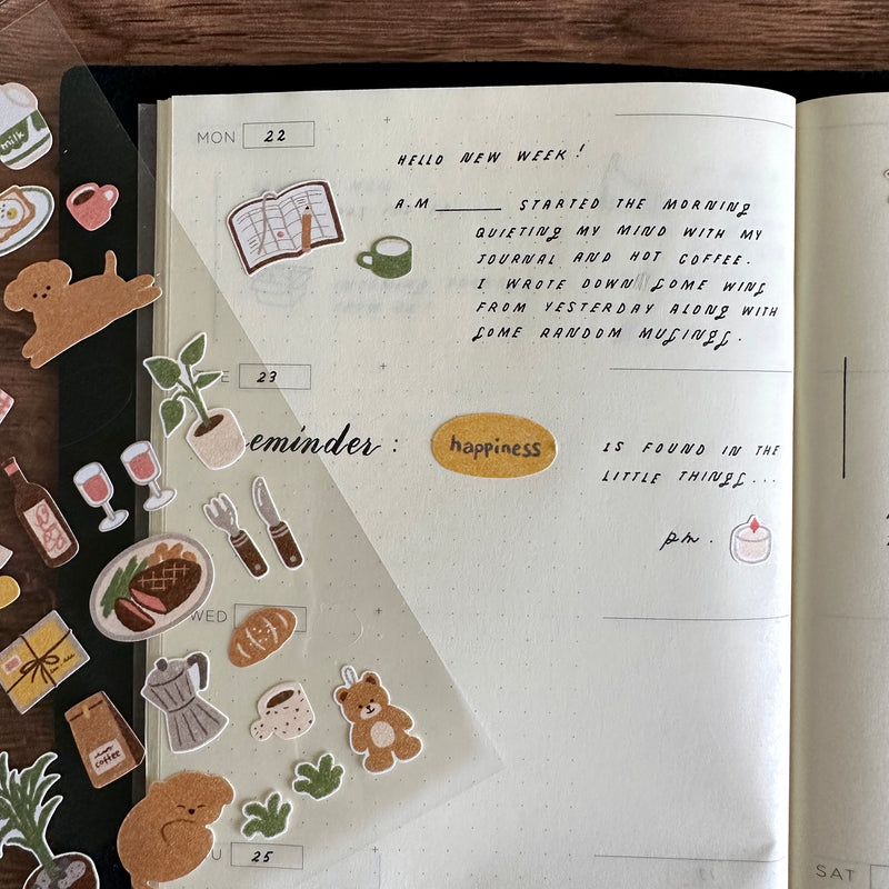 [Suatelier Stickers] small happiness