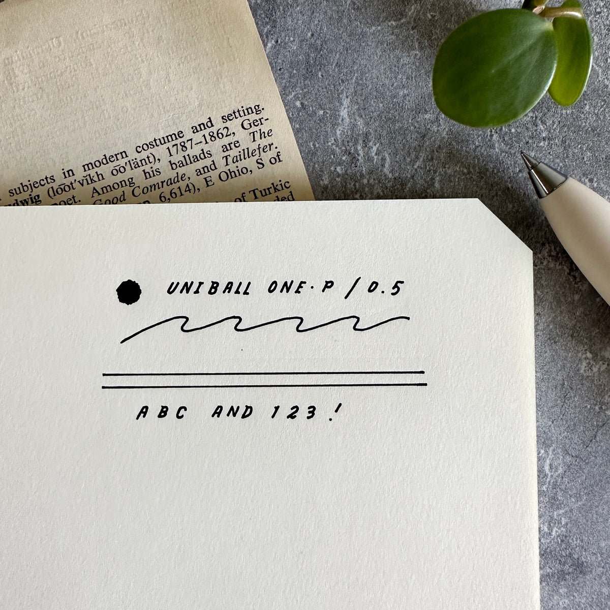 [Uni-Ball One P] Gel Pen