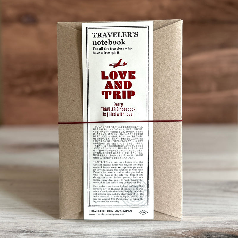 [TRC] Love and Trip // Traveler's Notebook // RED