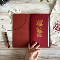 [TRC] Love and Trip // Traveler's Notebook // RED