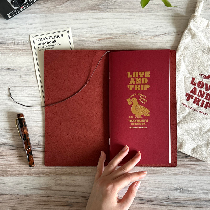 [TRC] Love and Trip // Traveler's Notebook // RED