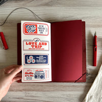 [TRC] Love and Trip // Traveler's Notebook // RED