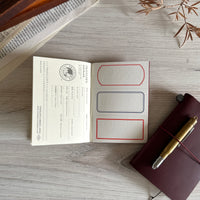 [TRC] Love and Trip // Refill Notebook (Passport)