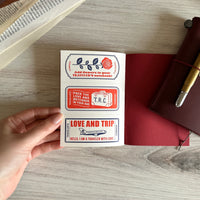 [TRC] Love and Trip // Refill Notebook (Passport)