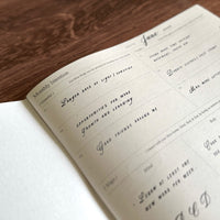 [Wilde House Paper] Month Planner