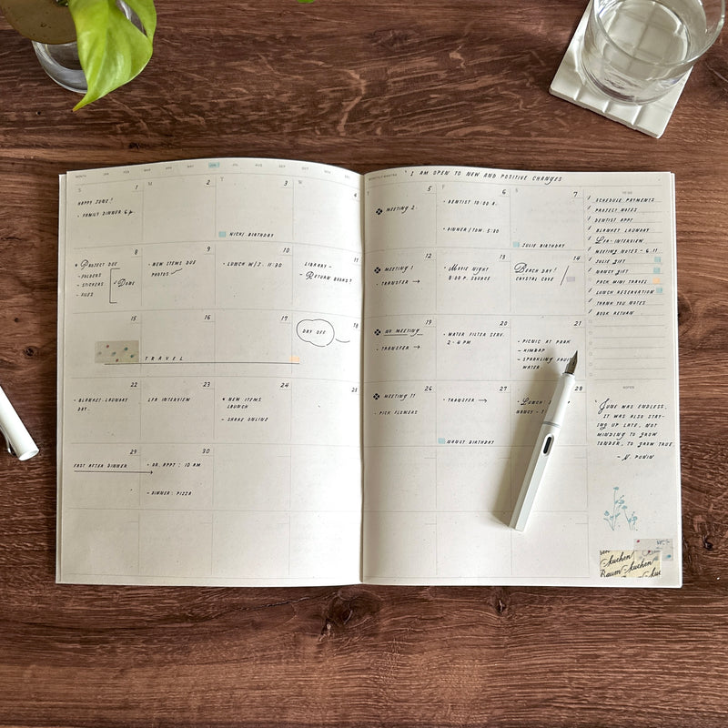 [Wilde House Paper] Month Planner