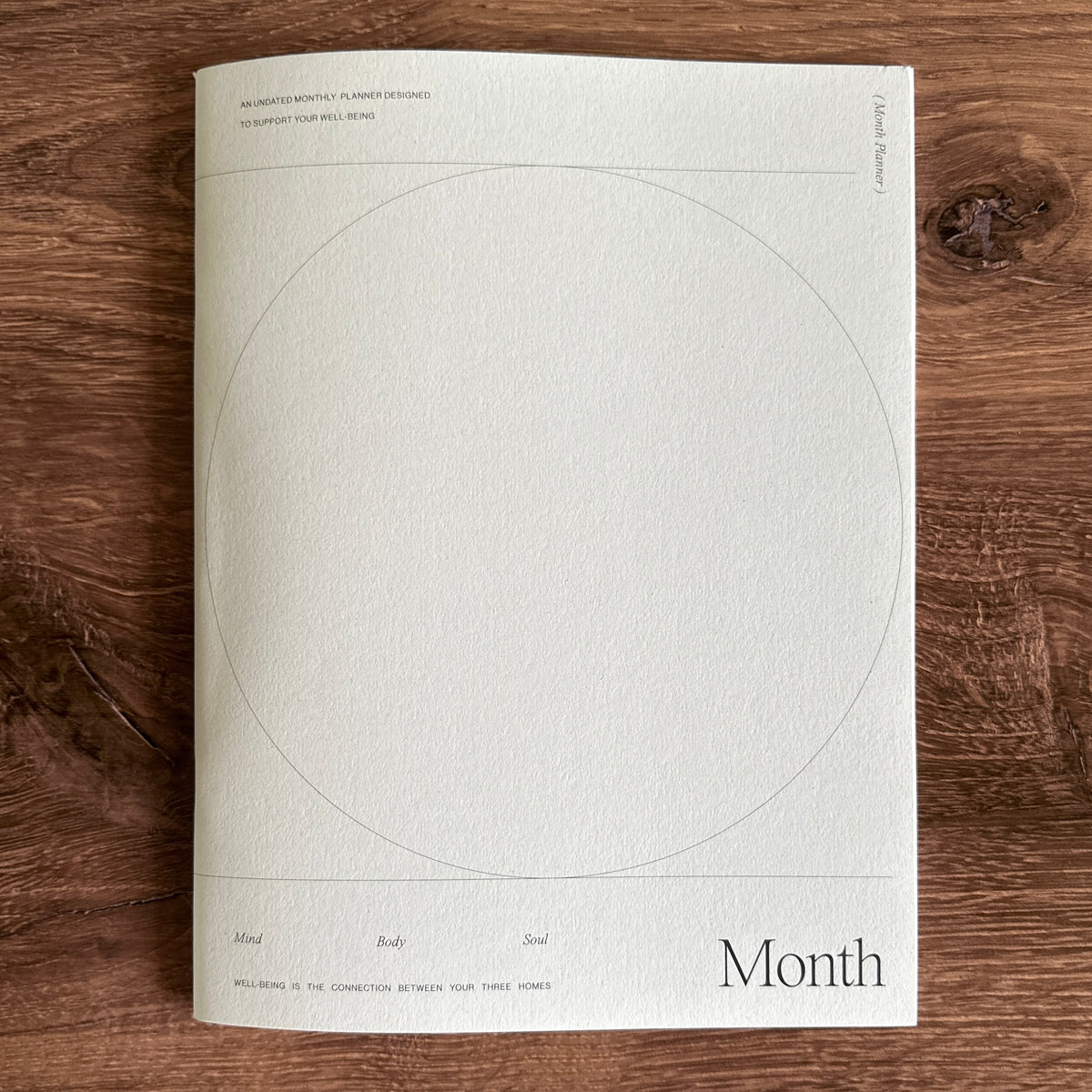 [Wilde House Paper] Month Planner