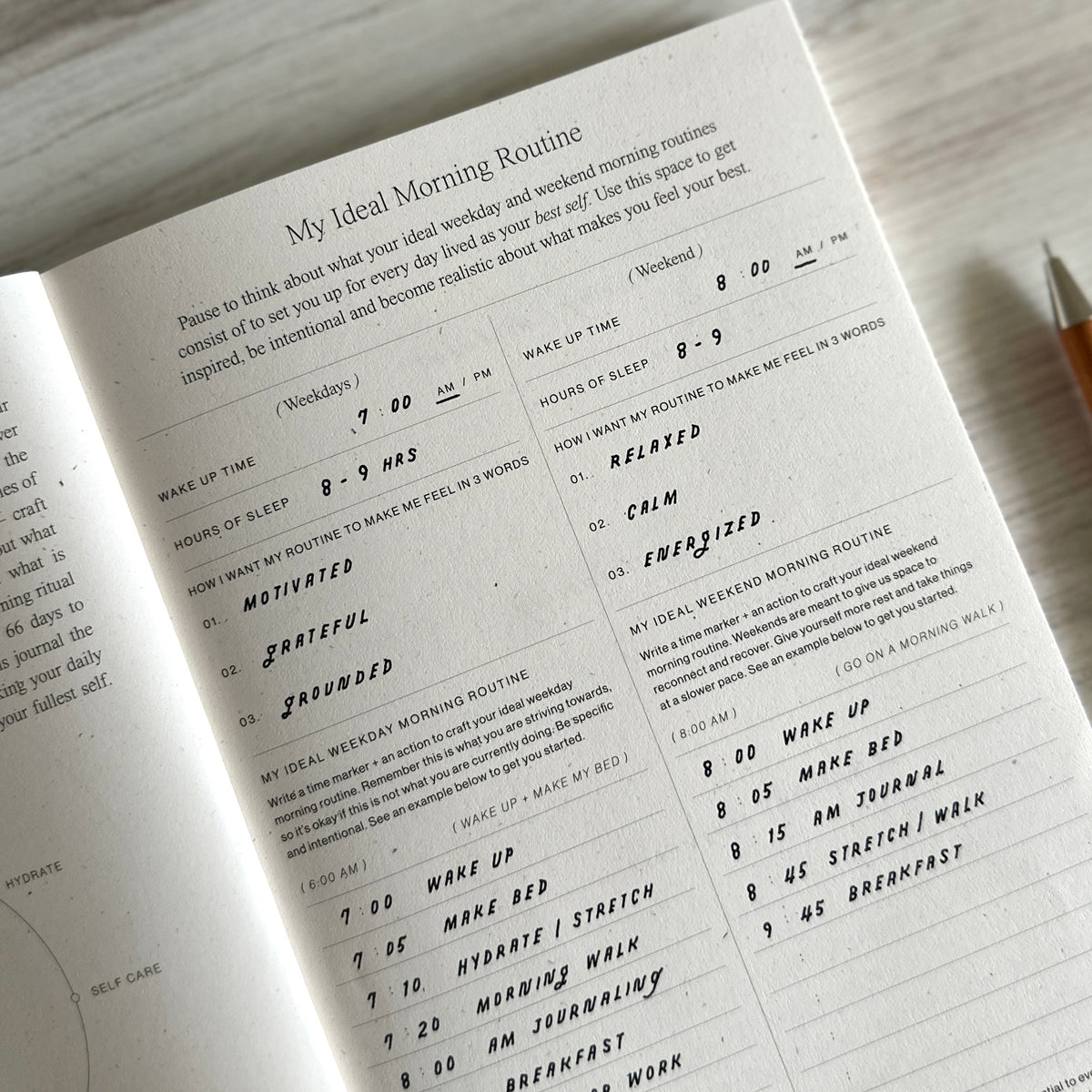 [Wilde House Paper] Routine Journal
