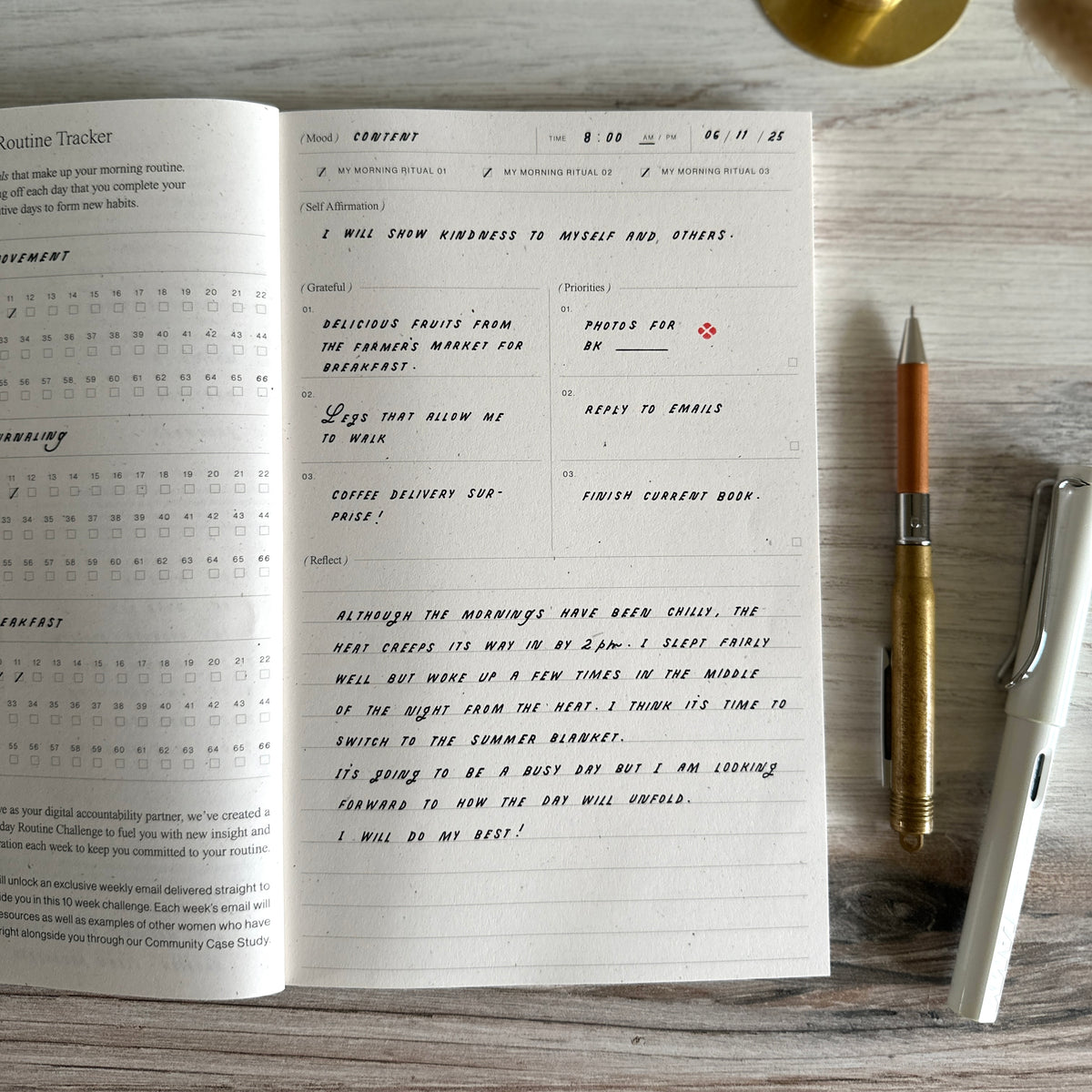 [Wilde House Paper] Routine Journal