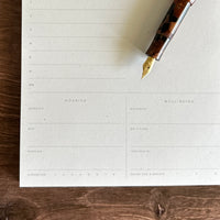 [Wilde House Paper] Daily List Pad
