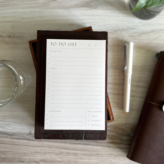 [Wilde House Paper] To-Do List Pad