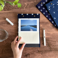 [Postalco] Snap Pad Binder // Kurume Kasuri Limited Collection (A5)