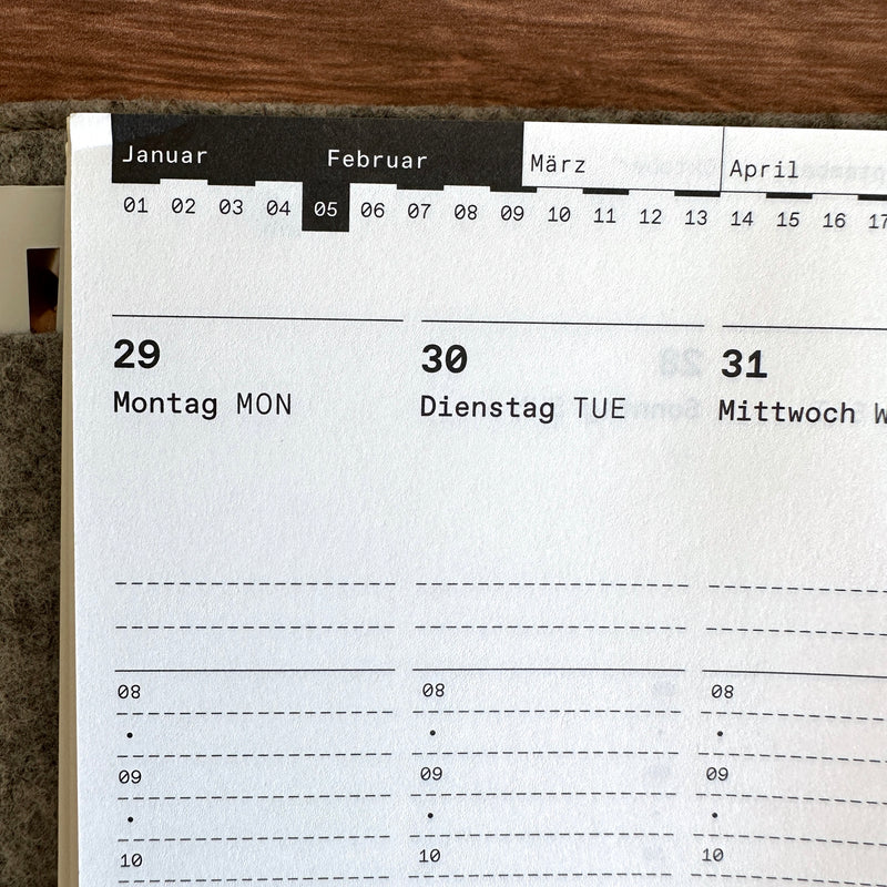 [Roterfaden 2024] Weekly Vertical (A5)