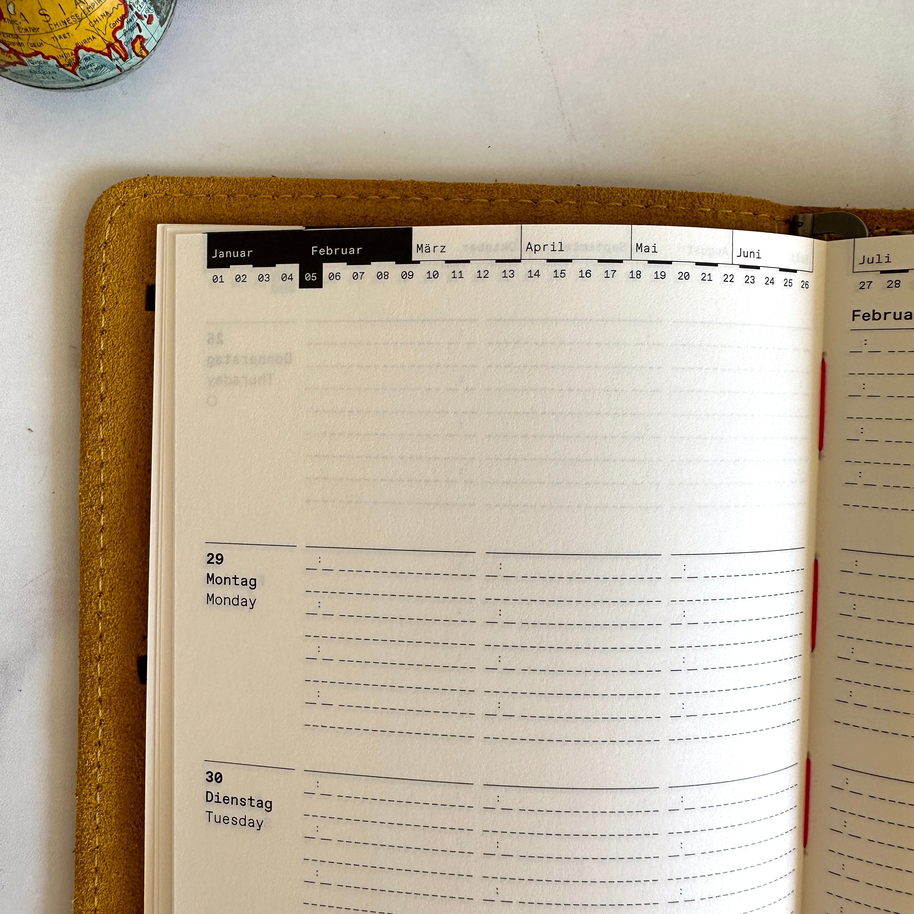 【福袋セール】 Roterfaden 2025] Weekly Memo (B6) – Baum-kuchen 輸入版カレンダー