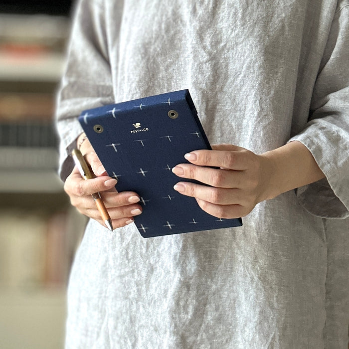 [Postalco] Snap Pad Binder // Kurume Kasuri Limited Collection (A6)