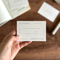[Wilde House Paper] Cultivating Conversations Card Deck