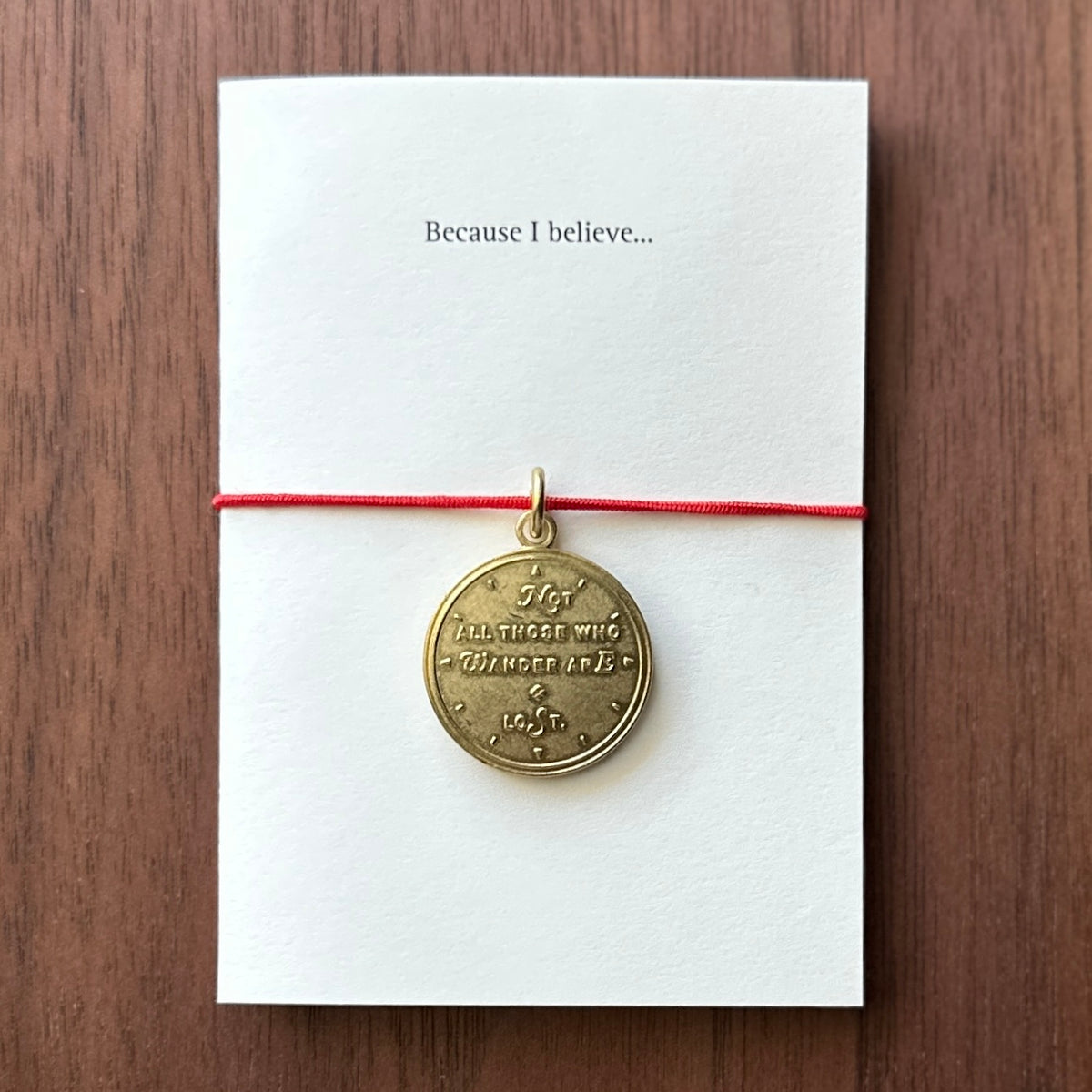 [BKxTSL Brass Charm] Not All Those Who Wander are Lost