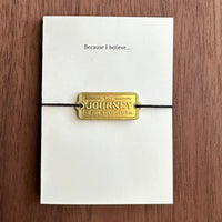 [BKxTSL Brass Plate] Journey is the destination
