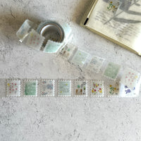 [Yohaku Clear Roll Sticker] Letter