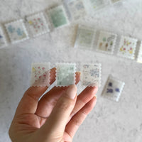[Yohaku Clear Roll Sticker] Letter